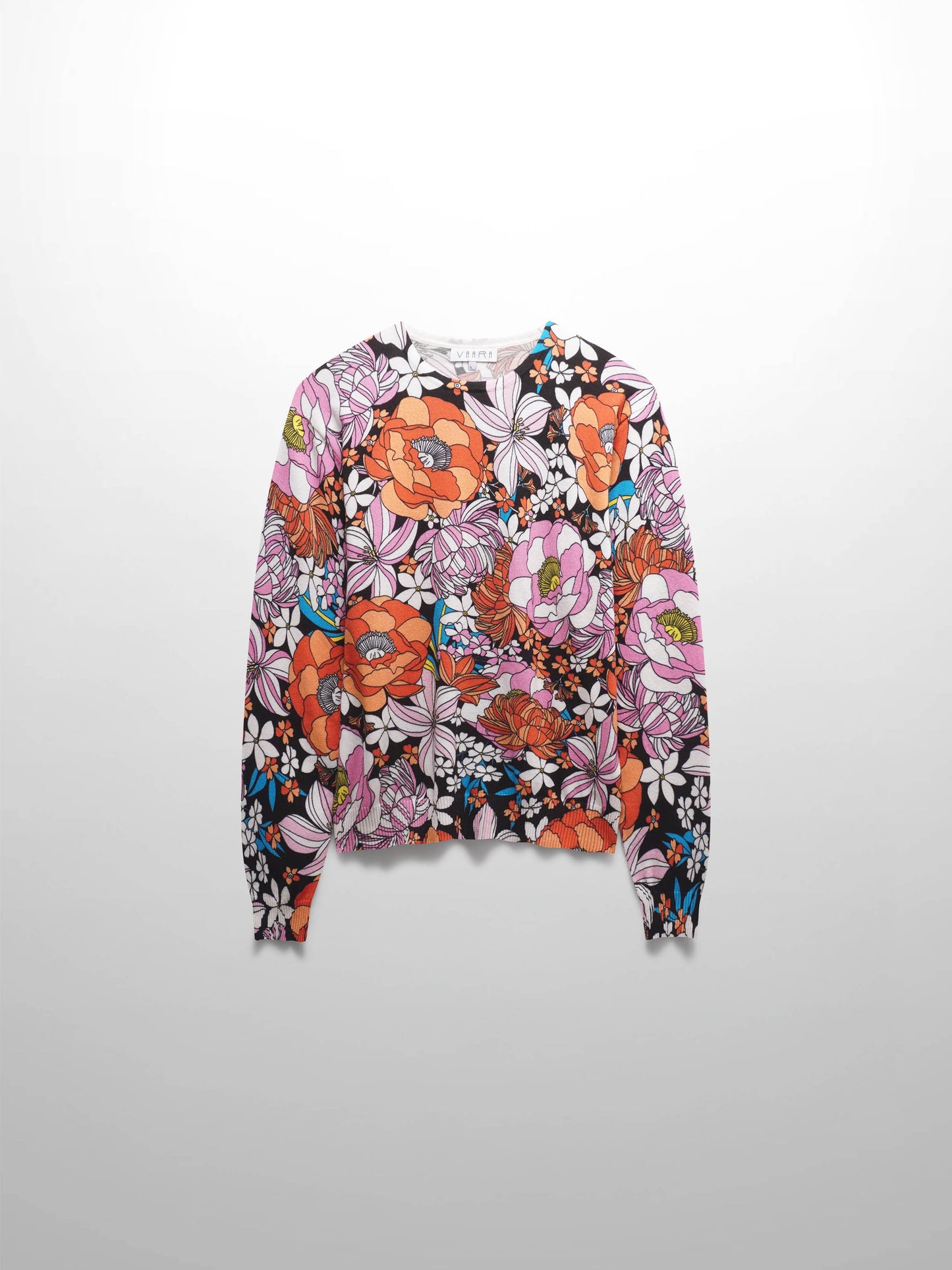 Printed Sweater-Kaleidoscope Field-0