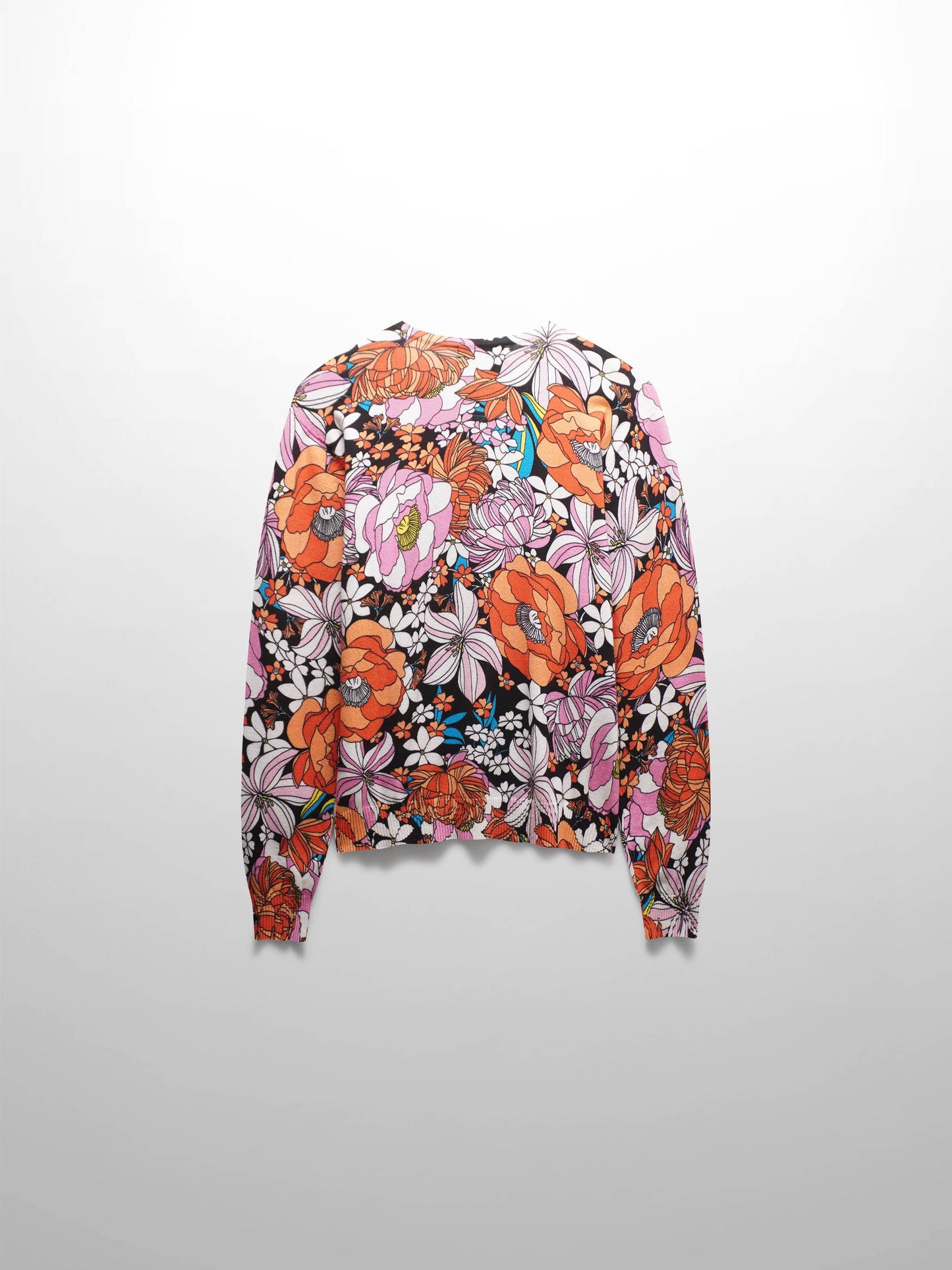 Printed Sweater-Kaleidoscope Field-1