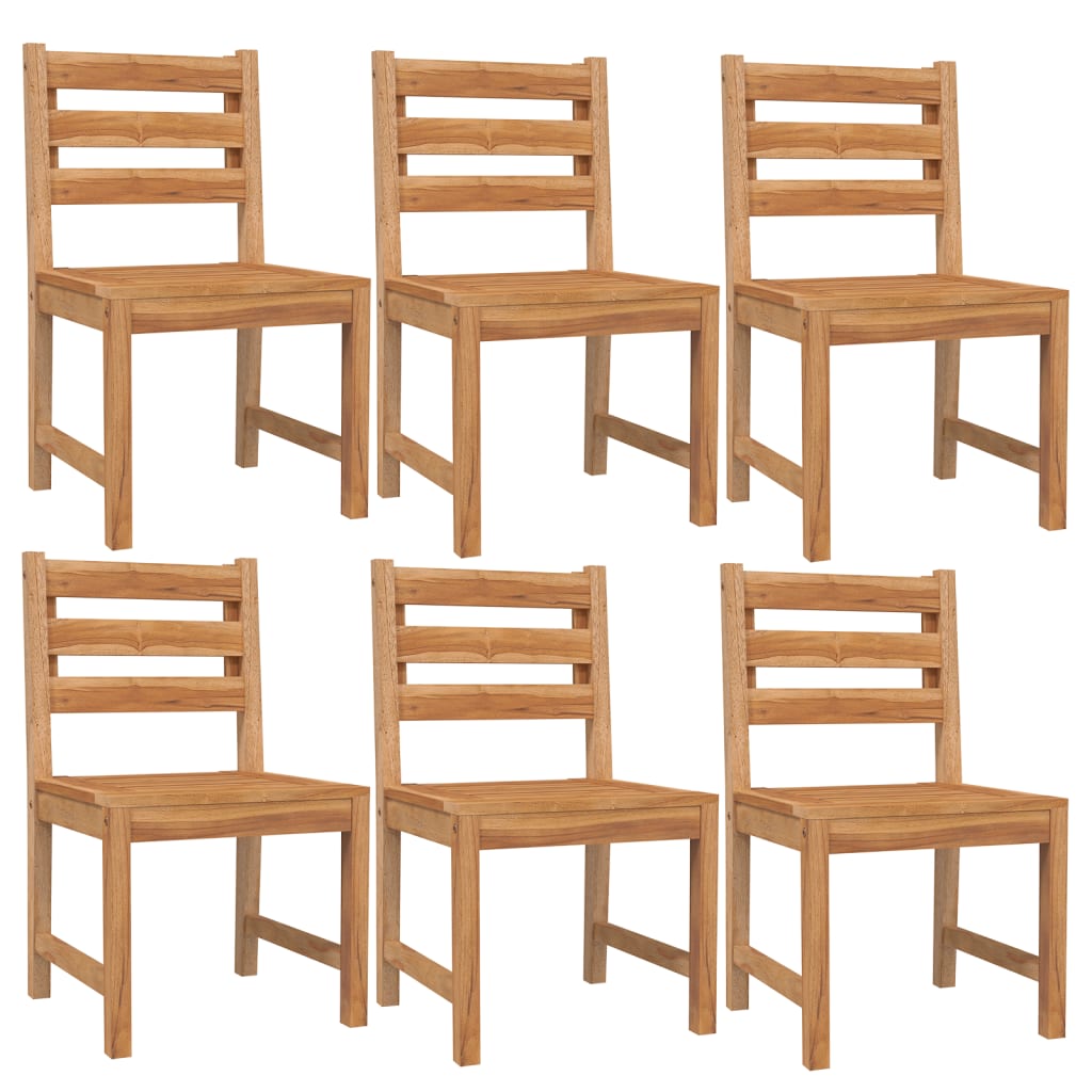 vidaXL 7 Piece Patio Dining Set Solid Wood Teak-2
