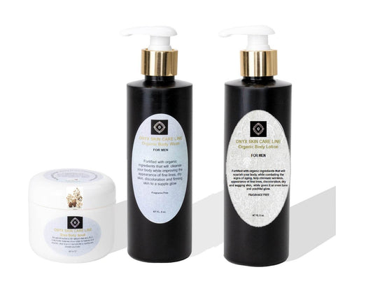 ORGANIC THREE STEP BODY SYSTEM - Lavender Fragrance - for MEN-0
