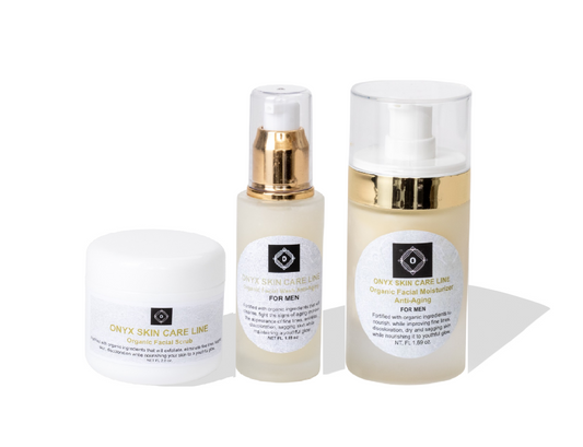 Organic Three-Step Anti-Aging Facial System For MEN-0